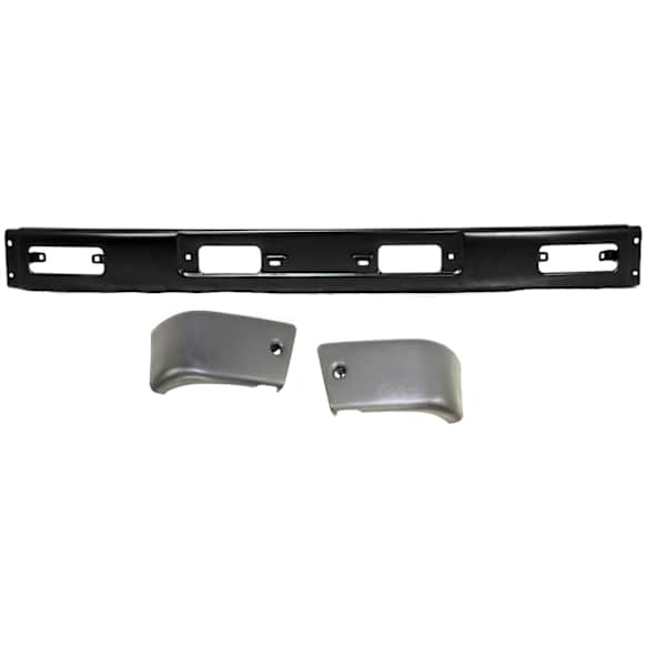 3-Piece Kit, Front Bumper, Painted Black, Includes (1) Bumper and (2) Bumper End