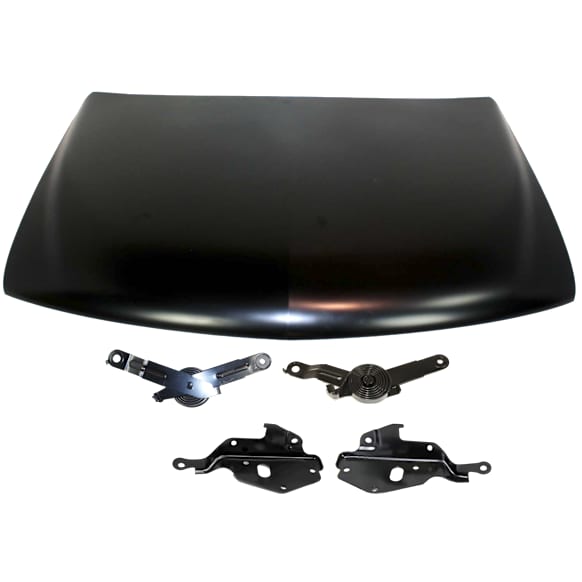 2000 Chevrolet Suburban 2500 - 5-Piece Kit Factory Style Hood, Steel, Primed,  Includes (1) Hood and (4) Hood Hinge