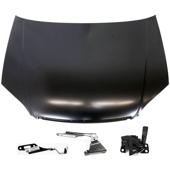 2001 Honda Civic - 4-Piece Kit Factory Style Hood, Steel, Primed, Coupe,  Includes (1) Hood, (2) Hood Hinge, and (1) Hood Latch