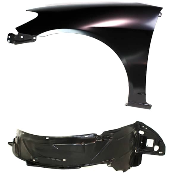 2-Piece Kit, Front, Driver Side Fender, Includes (1) Fender and (1) Fender Liner