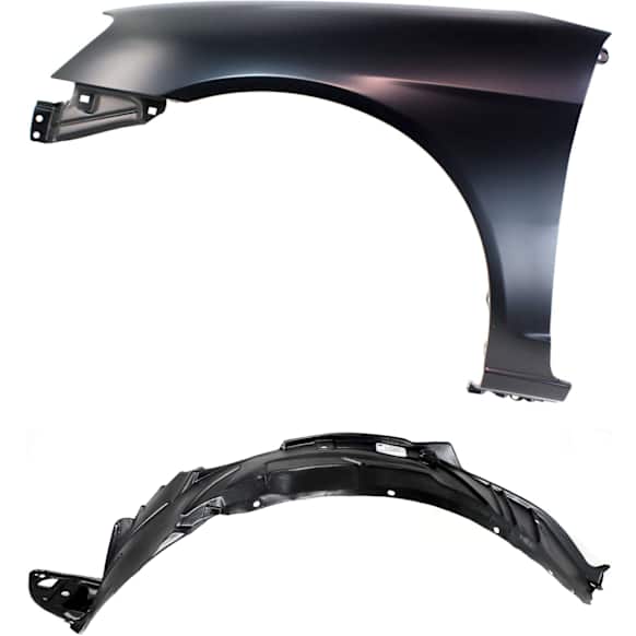 2-Piece Kit, Front, Driver Side Fender, Includes (1) Fender and (1) Fender Liner