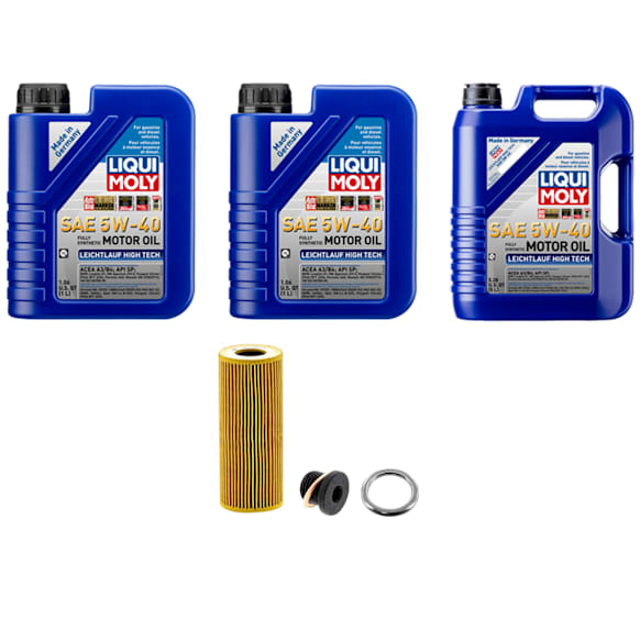 KIT-121324-14 6-Piece Kit Synthetic Motor Oil, 6-Piece Kit, Includes (3) Motor Oil, (1) Oil Drain Plug, (1) Oil Filter and (1) Oil Drain Plug Gasket