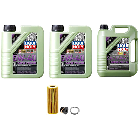 KIT-121324-17 6-Piece Kit Full Synthetic Motor Oil, 6-Piece Kit, Includes (3) Motor Oil, (1) Oil Drain Plug, (1) Oil Filter and (1) Oil Drain Plug Gasket