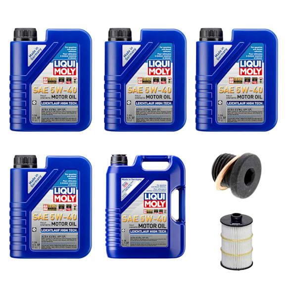 KIT-121324-23 7-Piece Kit Synthetic Motor Oil, 7-Piece Kit, Includes (5) Motor Oil, (1) Oil Drain Plug and (1) Oil Filter