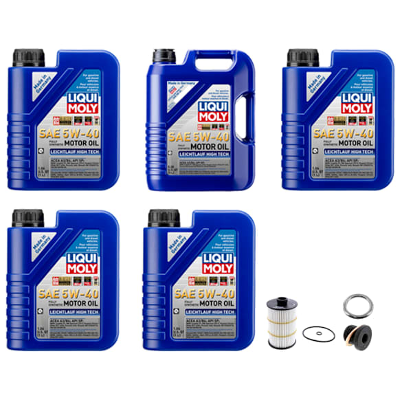 KIT-121324-25 8-Piece Kit Synthetic Motor Oil, 8-Piece Kit, Includes (5) Motor Oil, (1) Oil Drain Plug, (1) Oil Filter and (1) Oil Drain Plug Gasket
