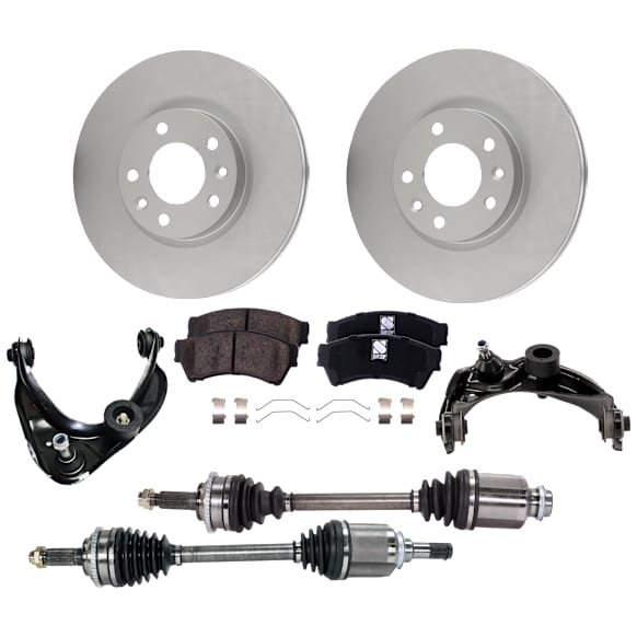 Front, Driver and Passenger Side Axle Assembly - 7-Piece Kit FWD, 2.5L, 4Cyl