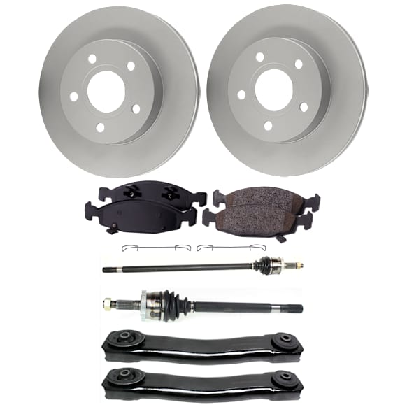 Front, Driver and Passenger Side Axle Assembly - 7-Piece Kit 4WD