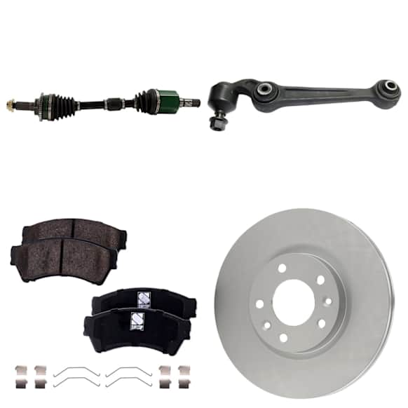 Front, Driver and Passenger Side Axle Assembly - 7-Piece Kit, 2.3L, 4Cyl