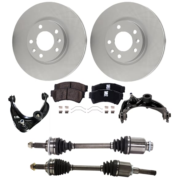 Front, Driver and Passenger Side Axle Assembly - 7-Piece Kit FWD, 2.5L, 4Cyl