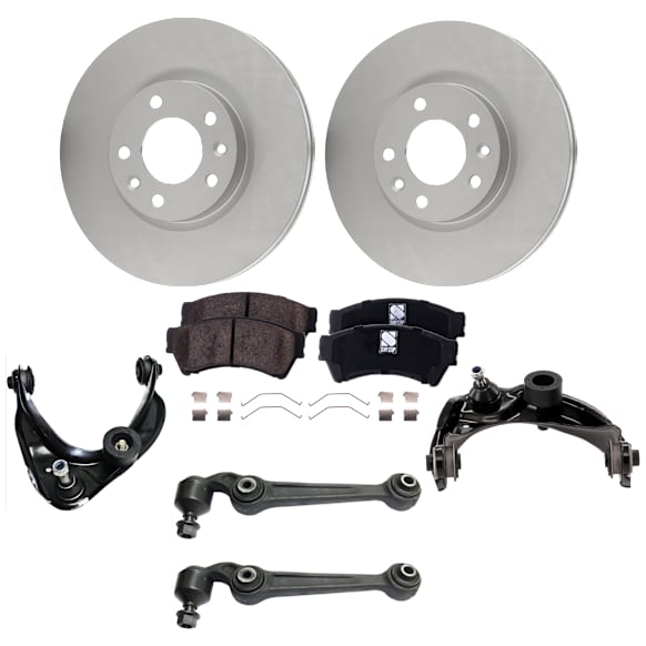 Front, Driver and Passenger Side Axle Assembly - 9-Piece Kit FWD, 2.5L, 4Cyl