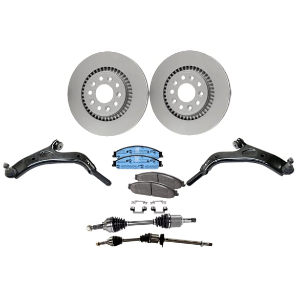 Front, Driver and Passenger Side Axle Assembly - 7-Piece Kit FWD, 3.5L, 6Cyl
