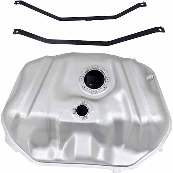 2002 Honda Accord SE - 2-Piece Kit Galvanized Steel Fuel Tank, 33-3/4 x 24-1/2 x 11-1/2, O-Ring Kit Included, 17.2 gallons / 65 liters, GAS, Includes (1) Fuel Tank and (2) Fuel Tank Strap