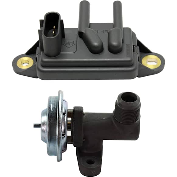 2-Piece Kit EGR Valve, Includes (1) EGR Valve and (1) EGR Pressure Feedback Sensor