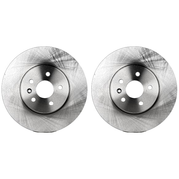 4-Wheel Set Front and Rear Brake Disc and Pad Kit, Plain Surface Front-299.97 mm/Rear-267.97 mm, Includes (4) Disc and (2) Pad Set