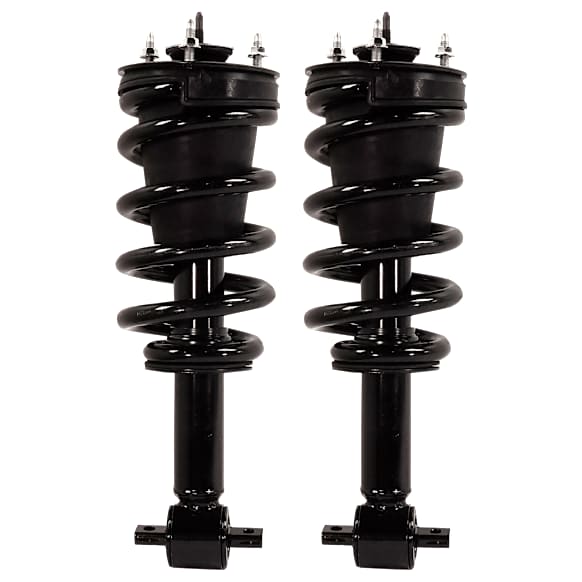 8-Piece Kit Front, Driver and Passenger Side Fully Loaded Strut, 4WD, Includes (2) Shock Absorber and Strut Assembly, (4) Tie Rod End and (2) Sway Bar Link