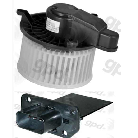 KIT-201009-112 2-Piece Kit Blower Motor, Includes (1) Blower Motor and (1) Blower Motor Resistor