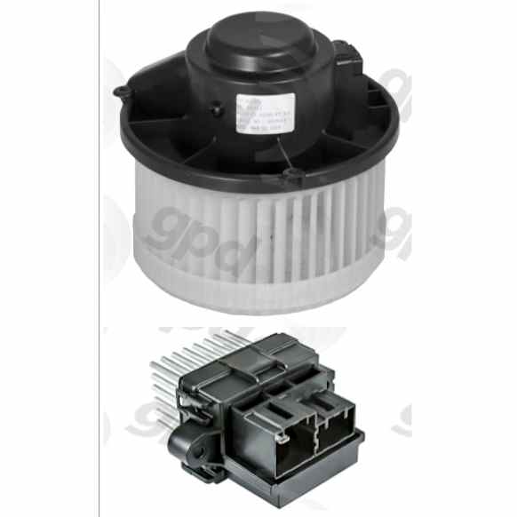 KIT-201009-150 2-Piece Kit Blower Motor, Includes (1) Blower Motor and (1) Blower Motor Resistor