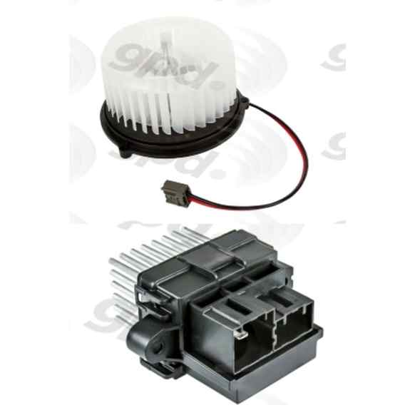 KIT-201009-155 2-Piece Kit Blower Motor, Includes (1) Blower Motor and (1) Blower Motor Resistor