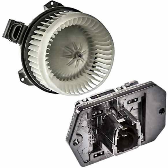 2012 Ram 3500 - 2-Piece Kit Blower Motor, With Wheel