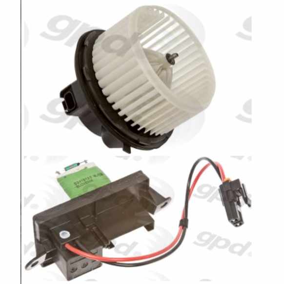 2003 Chevrolet Avalanche 1500 - 2-Piece Kit Blower Motor, Includes (1) Blower Motor and (1) Blower Motor Resistor