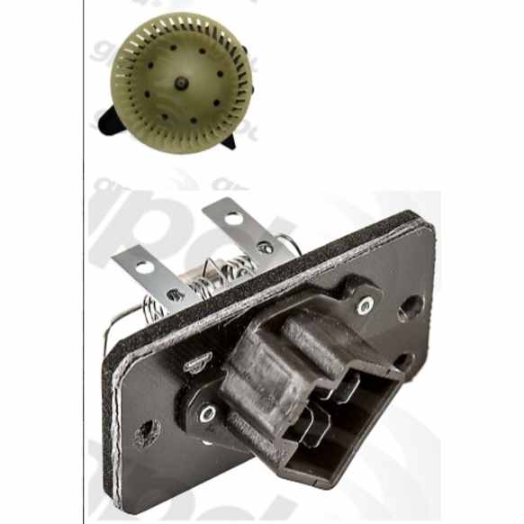 2000 Ford Expedition - 2-Piece Kit Blower Motor, Includes (1) Blower Motor and (1) Blower Motor Resistor