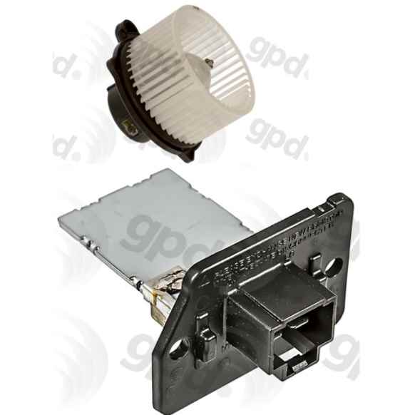 KIT-201009-238 2-Piece Kit Blower Motor, Includes (1) Blower Motor and (1) Blower Motor Resistor