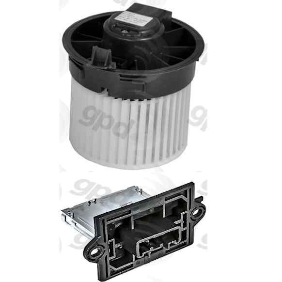 2010 Nissan Cube - 2-Piece Kit Blower Motor, Without Automatic Temperature Control,  Resistor