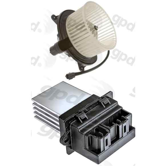 KIT-201009-297 2-Piece Kit Blower Motor, Includes (1) Blower Motor and (1) Blower Motor Resistor