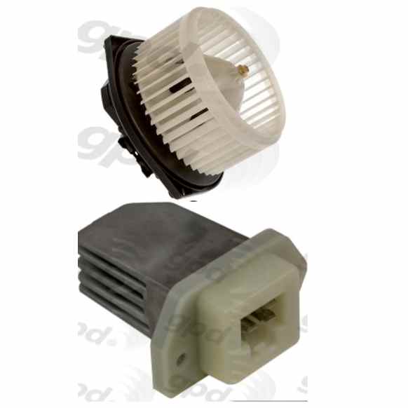 2-Piece Kit Blower Motor, Includes (1) Blower Motor and (1) Blower Motor Resistor