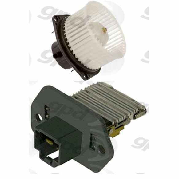 KIT-201009-30 2-Piece Kit Blower Motor, Includes (1) Blower Motor and (1) Blower Motor Resistor