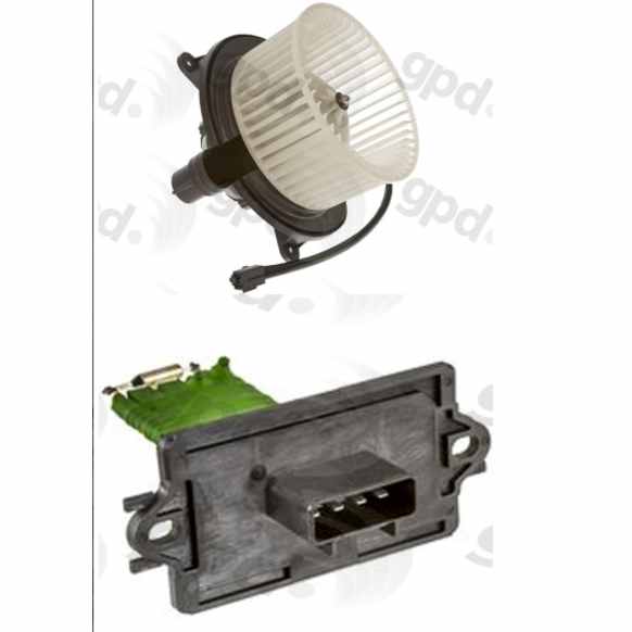 KIT-201009-327 2-Piece Kit Blower Motor, Includes (1) Blower Motor and (1) Blower Motor Resistor