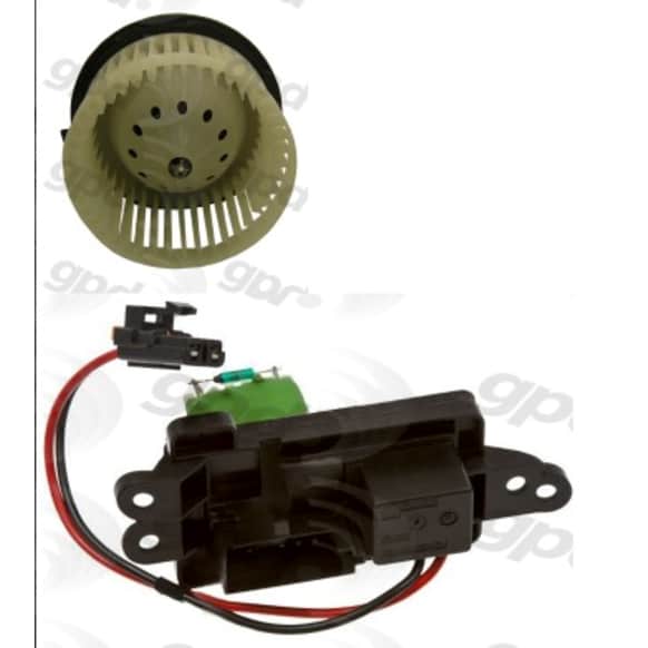 2004 GMC Yukon - 2-Piece Kit Blower Motor, Without Custom Center Console