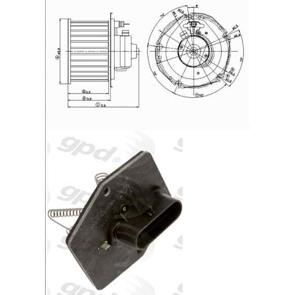 1997 Chevrolet Tahoe - 2-Piece Kit Blower Motor