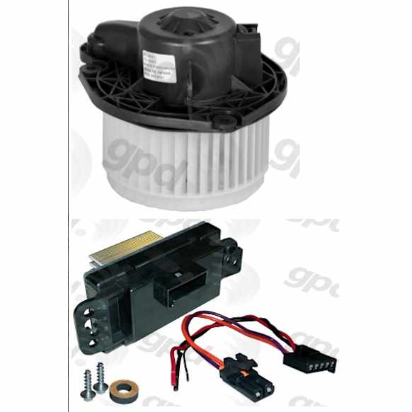 2007 Isuzu Ascender - 2-Piece Kit Blower Motor, With Blower Wheel, Includes (1) Blower Motor and (1) Blower Motor Resistor