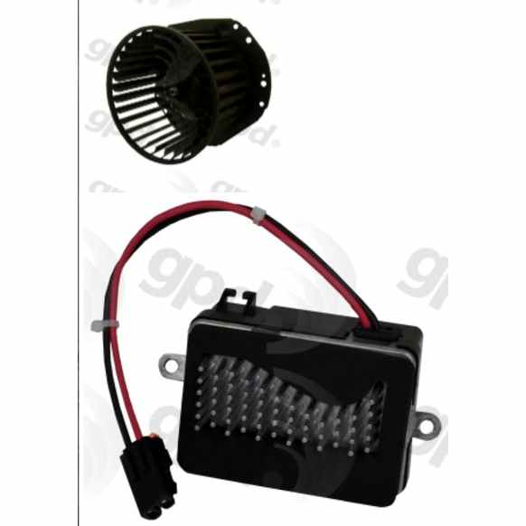 1999 Chevrolet K1500 Suburban - 2-Piece Kit Blower Motor, Bolt-On Impellar; With Blower Wheel