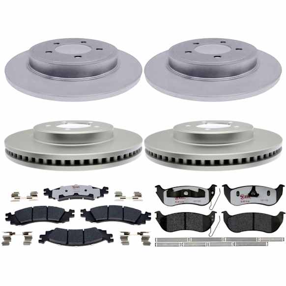 KIT-210513-1155 4-Wheel Set Brake Disc and Pad Kit, Front-305.05 mm/Rear-300.99 mm Element3 EHT Series, Includes (4) Brake Disc and (2) Brake Pad Set