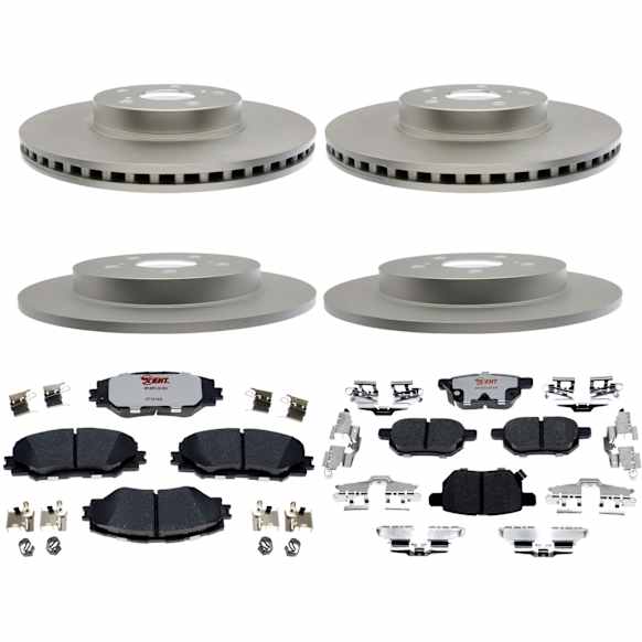 KIT-210513-1171 4-Wheel Set Brake Disc and Pad Kit,  Element3 EHT Series, Includes (4) Brake Disc and (2) Brake Pad Set