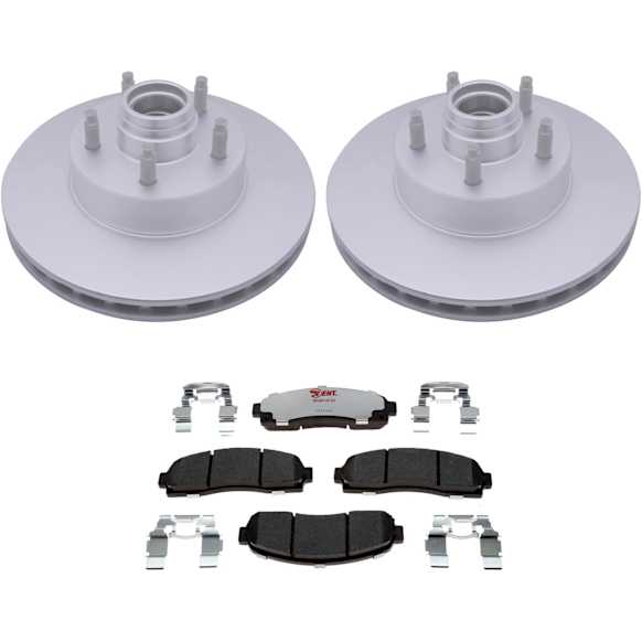 KIT-210513-263 2-Wheel Set Brake Disc and Pad Kit, 286.51 mm Element3 EHT Series, Includes (2) Brake Disc and (1) Brake Pad Set