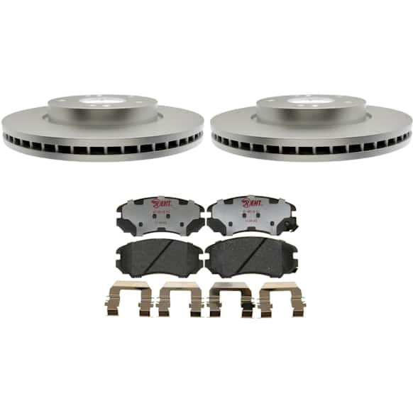 2012 Kia Soul - 2-Wheel Set Brake Disc and Pad Kit, 280.16 mm, 2.0L 4Cyl, Element3 EHT Series Includes (2) Disc and (1) Pad Set