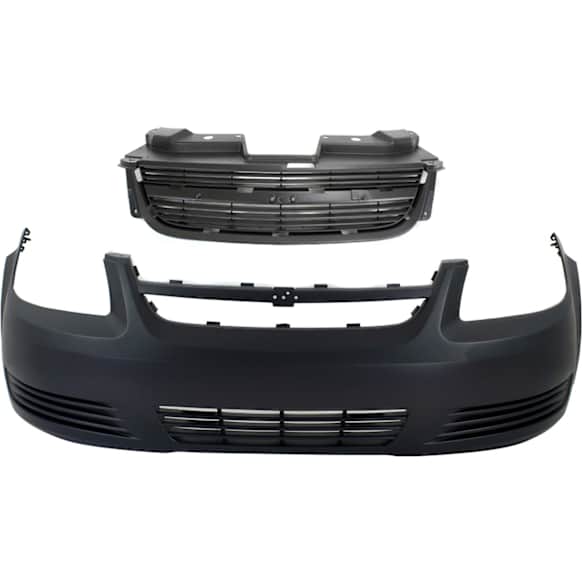 2-Piece Kit, Front Primed Bumper Cover, Includes (1) Bumper Cover and (1) Grille