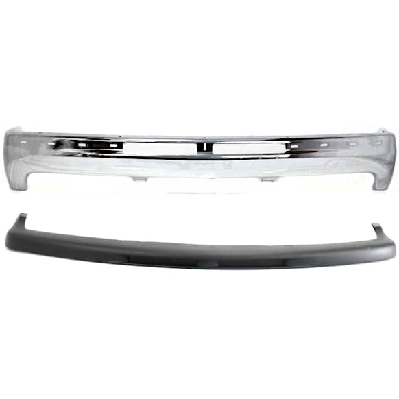 2002 Chevrolet Tahoe - 2-Piece Kit Front Bumper, Chrome, Includes (1) Bumper and (1) Bumper Trim