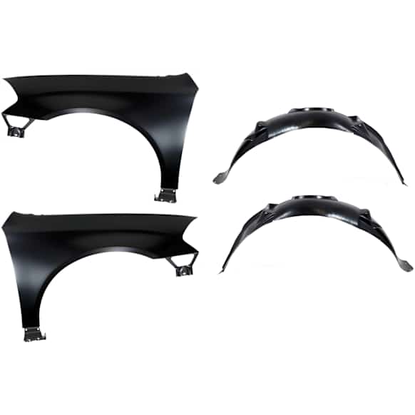 2008 Chevrolet Impala - 4-Piece Kit Front, Driver and Passenger Side Fender, Includes (2) Fender and (2) Fender Liner