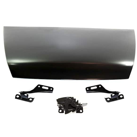 2005 Honda Accord - 4-Piece Kit Factory Style Hood, 4-Door, Steel, Primed, Sedan,  Includes (1) Hood, (2) Hood Hinge, and (1) Hood Latch