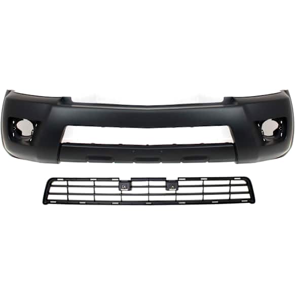 2006-2007 Toyota 4Runner - 2-Piece Kit, Front Primed Bumper Cover, Includes (1) Bumper Cover and (1) Bumper Grille