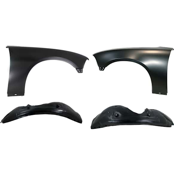 2014 Dodge Charger - 4-Piece Kit Front, Driver and Passenger Side Fender, Includes (2) Fender and (2) Fender Liner