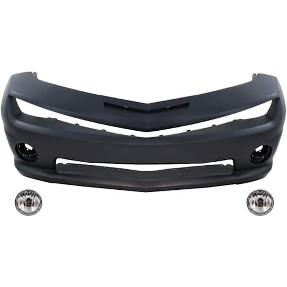 3-Piece Kit, Front Primed Bumper Cover, CAPA Certified, Includes (1) Bumper Cover and (2) Fog Light