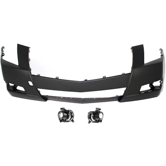 3-Piece Kit Front Primed Bumper Cover, Exc. V Model, Includes (1) Bumper Cover and (2) Fog Light
