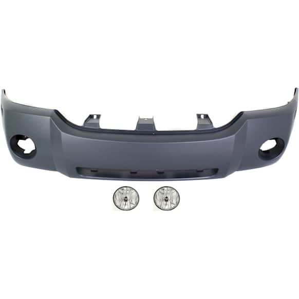 3-Piece Kit Front Primed Bumper Cover, Sport Utility, Includes (1) Bumper Cover and (2) Fog Light