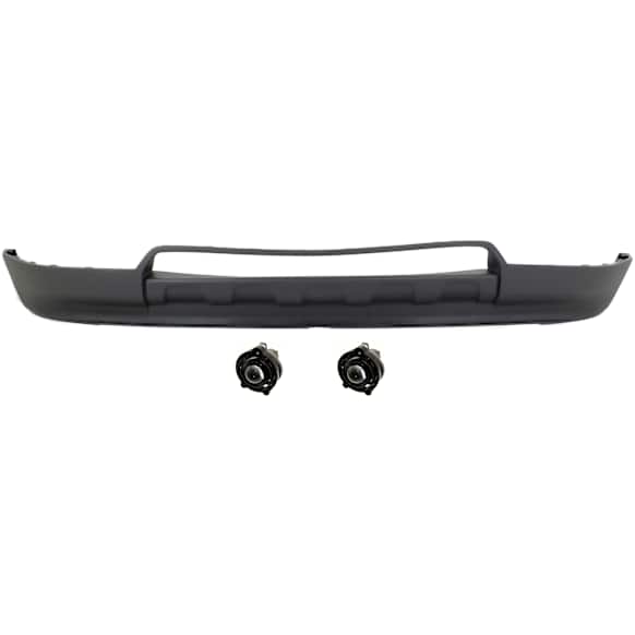 3-Piece Kit Front, Lower Textured Bumper Cover, Includes (1) Bumper Cover and (2) Fog Light
