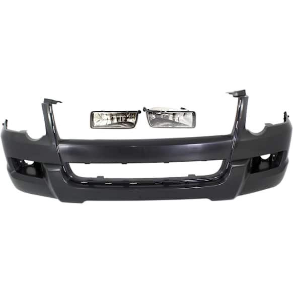 3-Piece Kit Front, Upper Primed Bumper Cover, CAPA Certified, Includes (1) Bumper Cover and (2) Fog Light